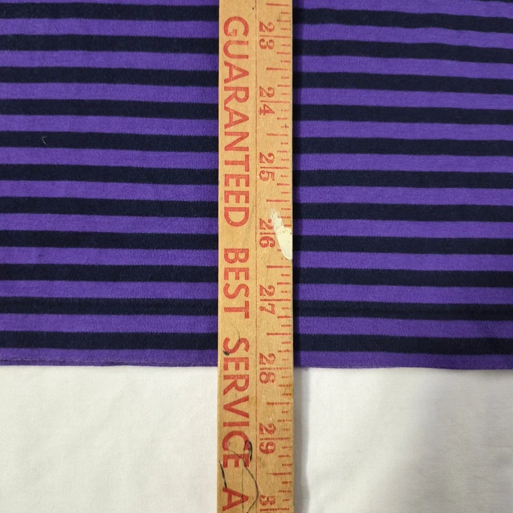 Polo Ralph Lauren Polo Shirt Mens Medium Purple Striped‎ Pima Soft Touch Pony